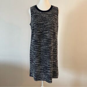 Tweed Mini Dress Black and White a new day Women’s Medium NEW